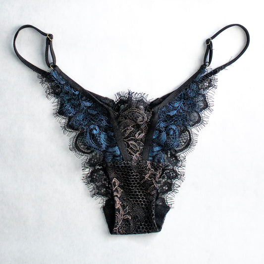 'Shattered Glass' Lace Cheeky