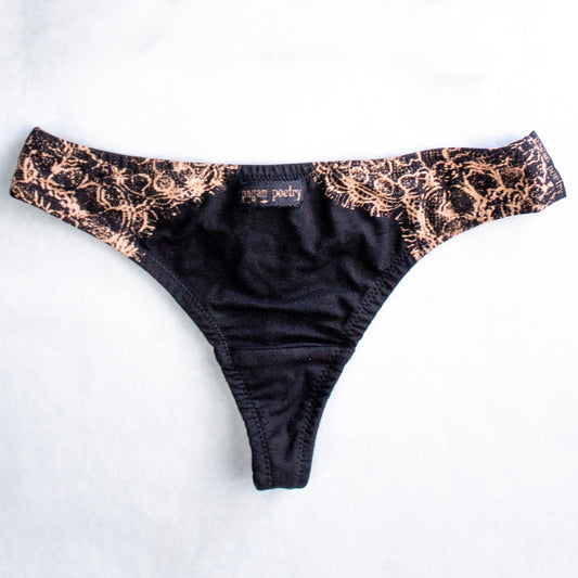 Bleached Bamboo Thong