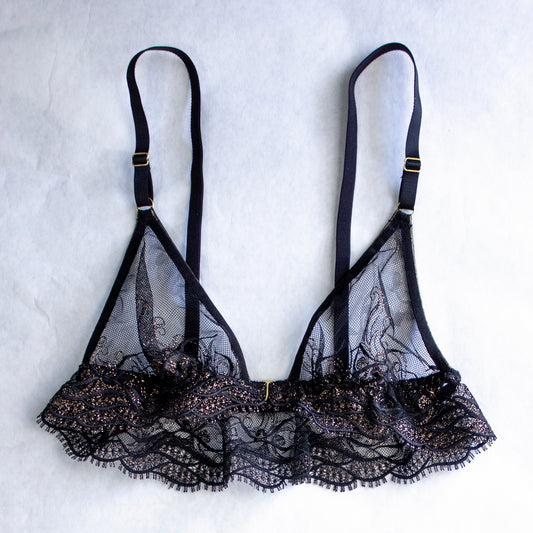 'Shadow' Lace Bralette
